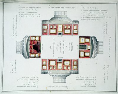 Hanging plan of Sir John Leicester